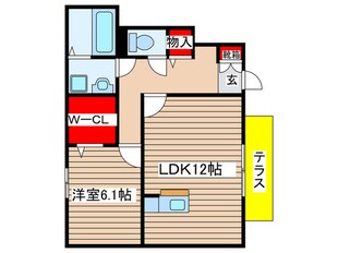 D-ｒooｍKの物件間取画像